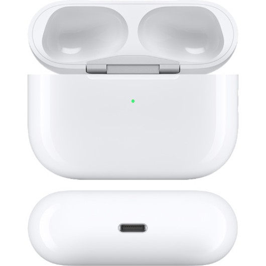 APPLE AIRPODS PRO WHITE HEADSET WITH shops WIRELESS CHARGING CASE A2190